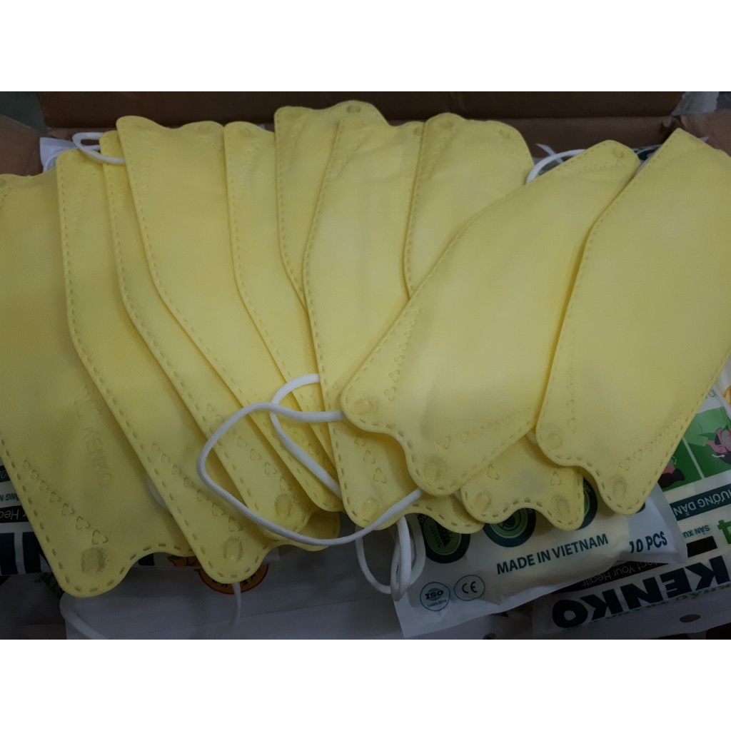 10 Cái Khẩu trang 3D kháng khuẩn siêu bảo vệ lọc bụi chống nắng không không thấm nước