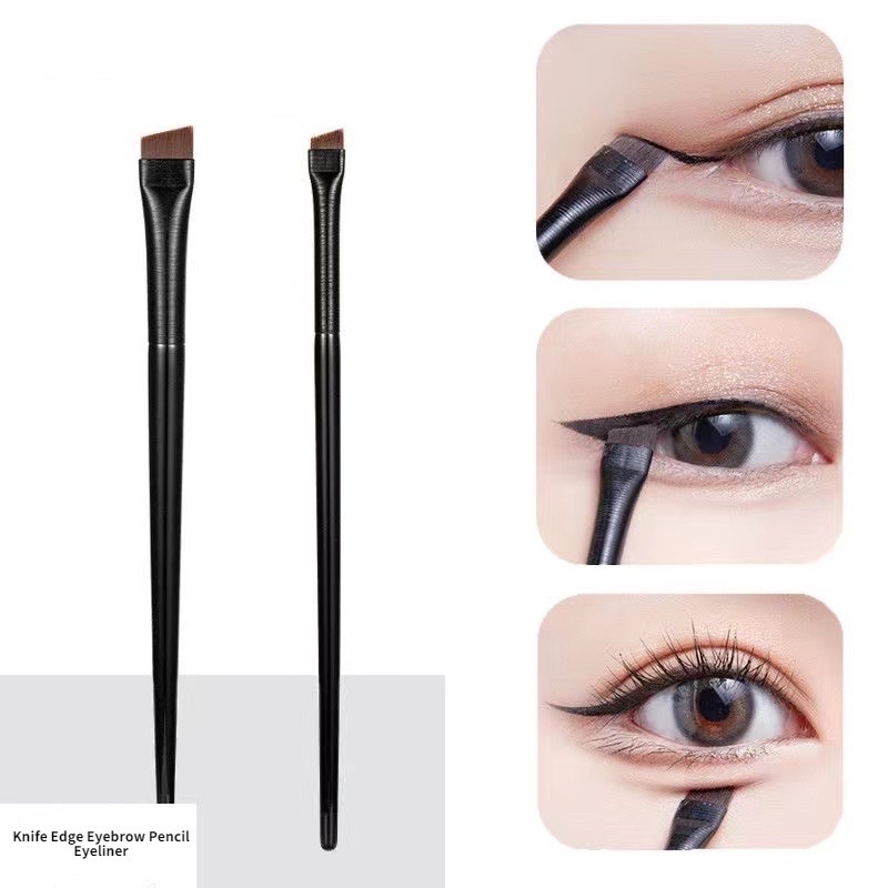 Cọ vẽ eyeliner cọ tém chân mày vát xéo trang điểm chuyên nghiệp