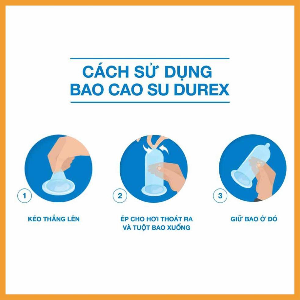 [ HÀNG CHÍNH HÃNG] Bộ 2 hộp bao cao su Durex Fetherlite 12 bao (12 cái/hộp, size 52,5mm)