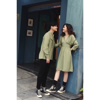 Đồ đôi nam nữ, Váy áo đôi (Blowy Shirt x Morin Dress)
