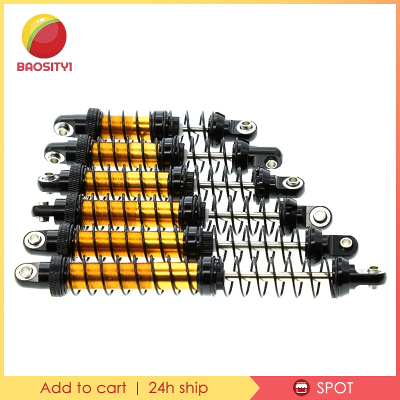 Set 4 Phuộc Giảm Xóc Bằng Kim Loại Cho Xe Điều Khiển Từ Xa Trx4 Scx10 90046 1 / 10