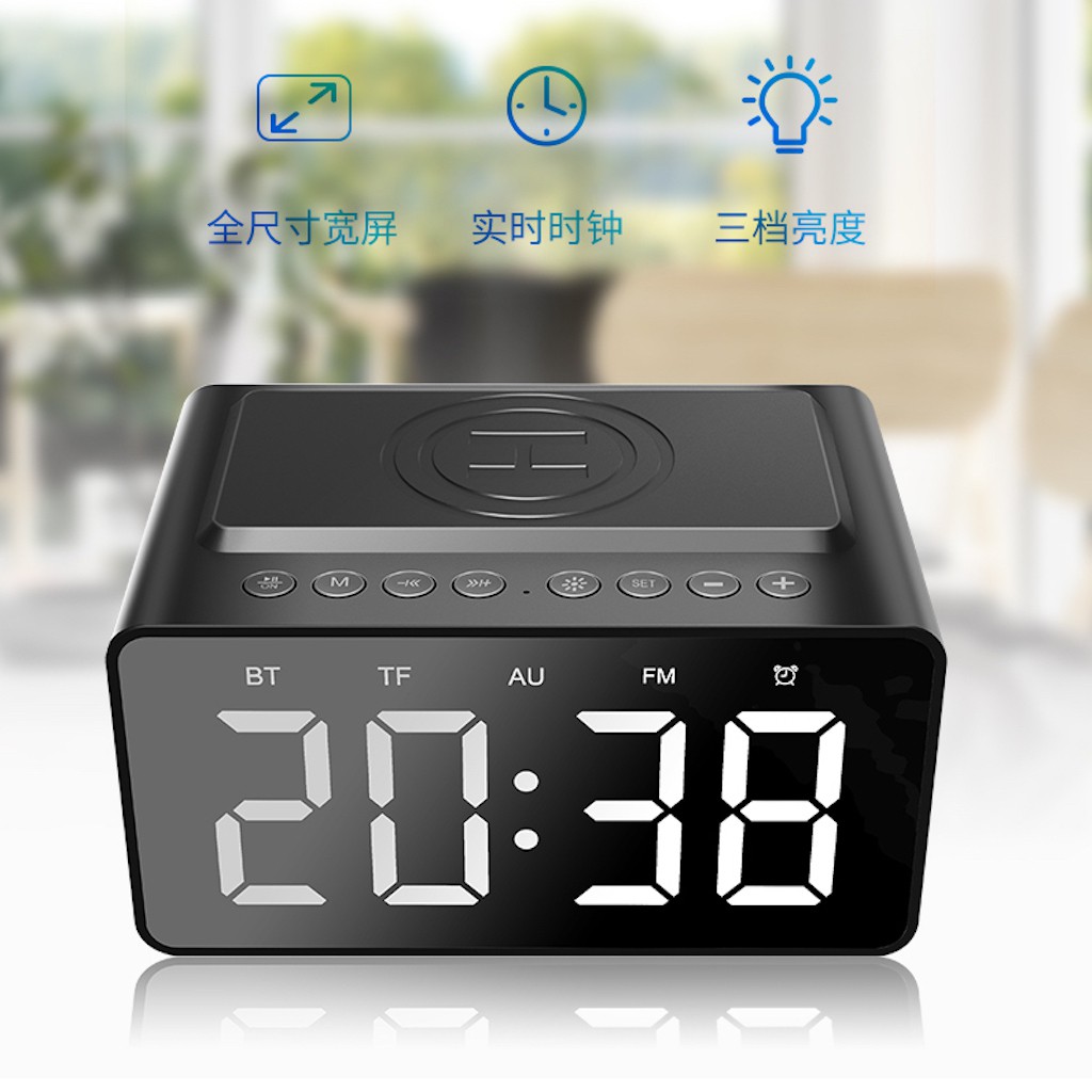 Loa bluetooth model 508 đa năng thu đài FM, sạc điện thoại không dây hỗ trợ đọc thẻ nhớ, kết nối máy tính