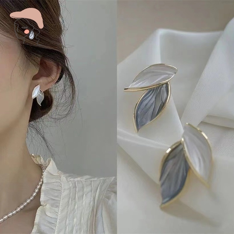 Bông Tai Mạ Bạc 925 Kiểu Dáng Đơn Giản Thời Trang Dành Cho Nữ