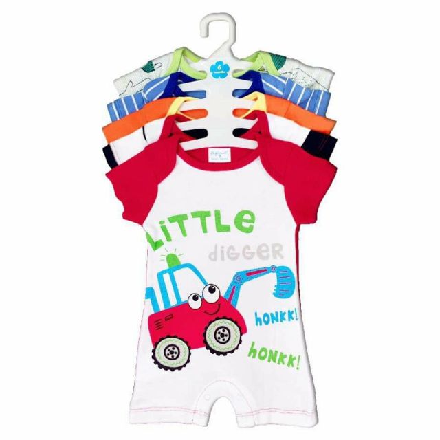 Set 05 Bộ Body Đùi bé trai từ 0 đến 12 tháng BaBy Wear