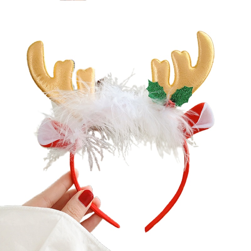 Băng Đô Cài Tóc Hình Sừng Tuần Lộc Giáng Sinh