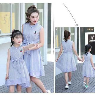 Freeship 99k TQ_set váy mẹ con