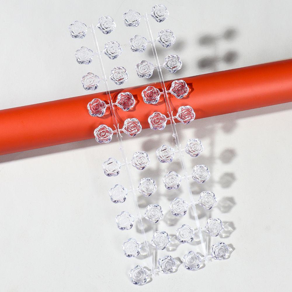 Giá Đỡ Trưng Bày Móng Tay Giả Trong Suốt Hình Hoa Hồng