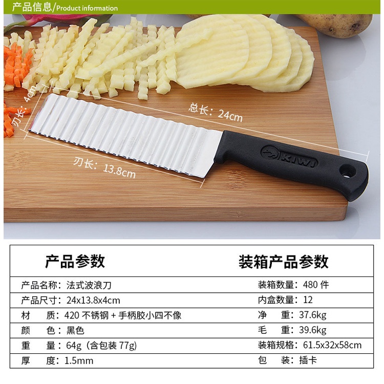 Dao Tạo Hình Sóng Cho Rau Củ Quả ND