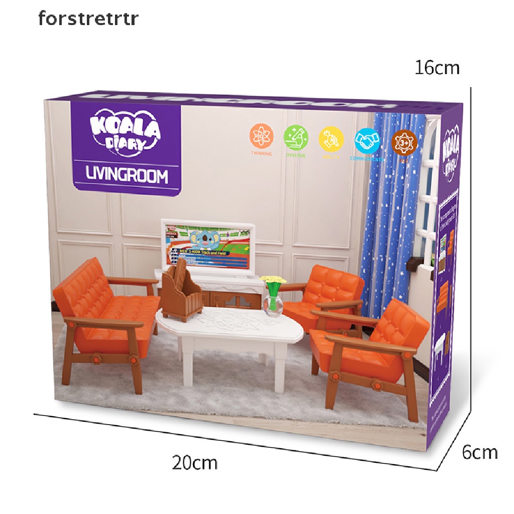 Set đồ nội thất mini đồ chơi nhà búp bê dành cho em bé