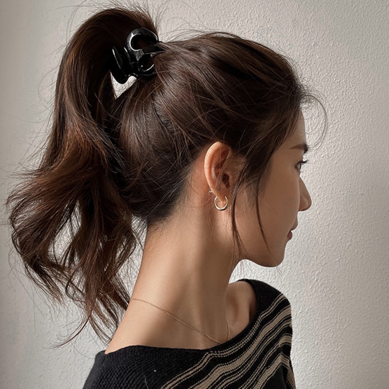 Kẹp Tóc Đuôi Ngựa Nhỏ Phong Cách Hàn Quốc Cổ Điển Thời Trang Dễ Phối Đồ
