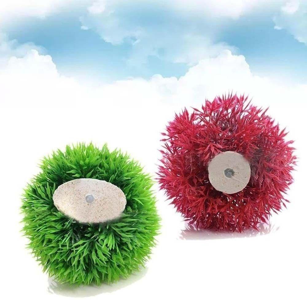 Quả Bóng Cỏ Giả Trang Trí Bể Cá
