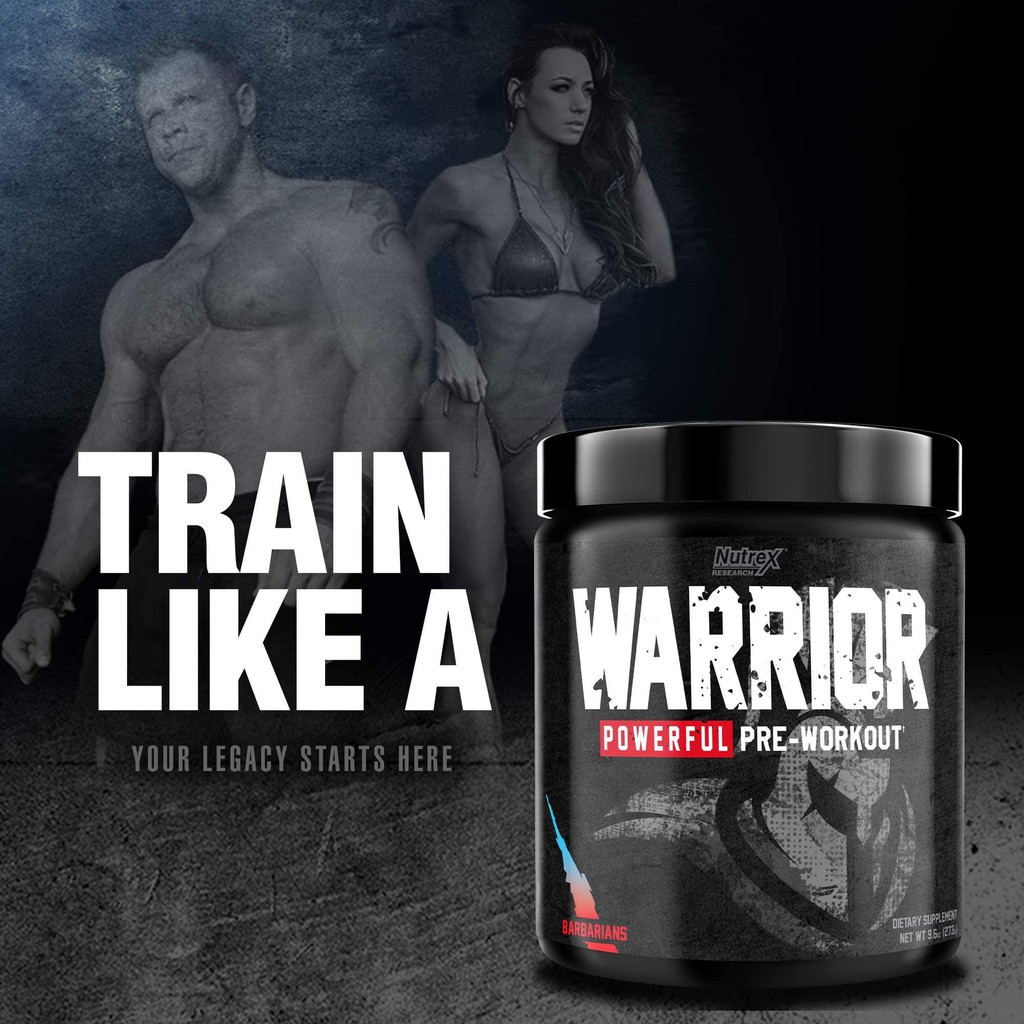 WARRIOR Nutrex Warrior Pre Workout 30 Lần Dùng- Tăng Sức Mạnh Trước Tập thumbnail
