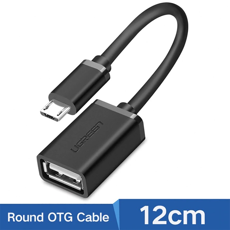 Cáp Micro USB Sang USB 2.0 Cao Cấp | UGREEN US133 Chính Hãng | Hỗ trợ OTG