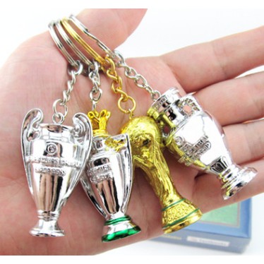Móc khóa cup C1, cup champion league, cup ngoại hạng anh, cúp Euro và cup World cupj