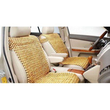 Áo ghế hạt gỗ thông loại 1, giúp thông thoáng, massage, giảm cảm giác mệt mỏi khi lái xe