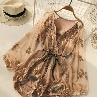 jumpsuit nữ ngắn sang trọng, hàng quãng châu thiết kế  Hàng không có sẵn