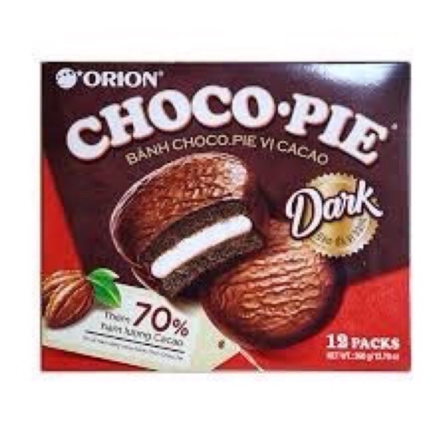 Bánh Choco pie Dark (hộp 12 cái)