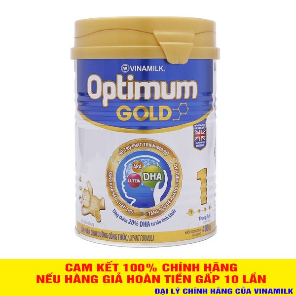 Sữa bột Optimum gold 1 400g