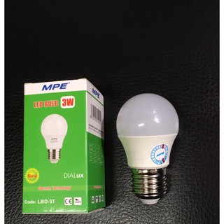 Bóng led bulb 3W cao cấp MPE ( tiêu chuẩn Châu Âu )