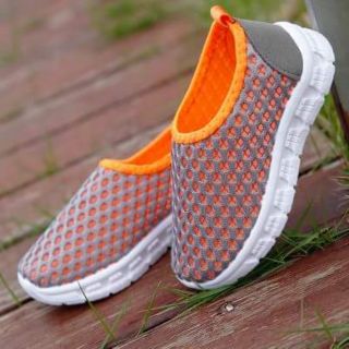 Giày Lười Lưới Đơn Giản