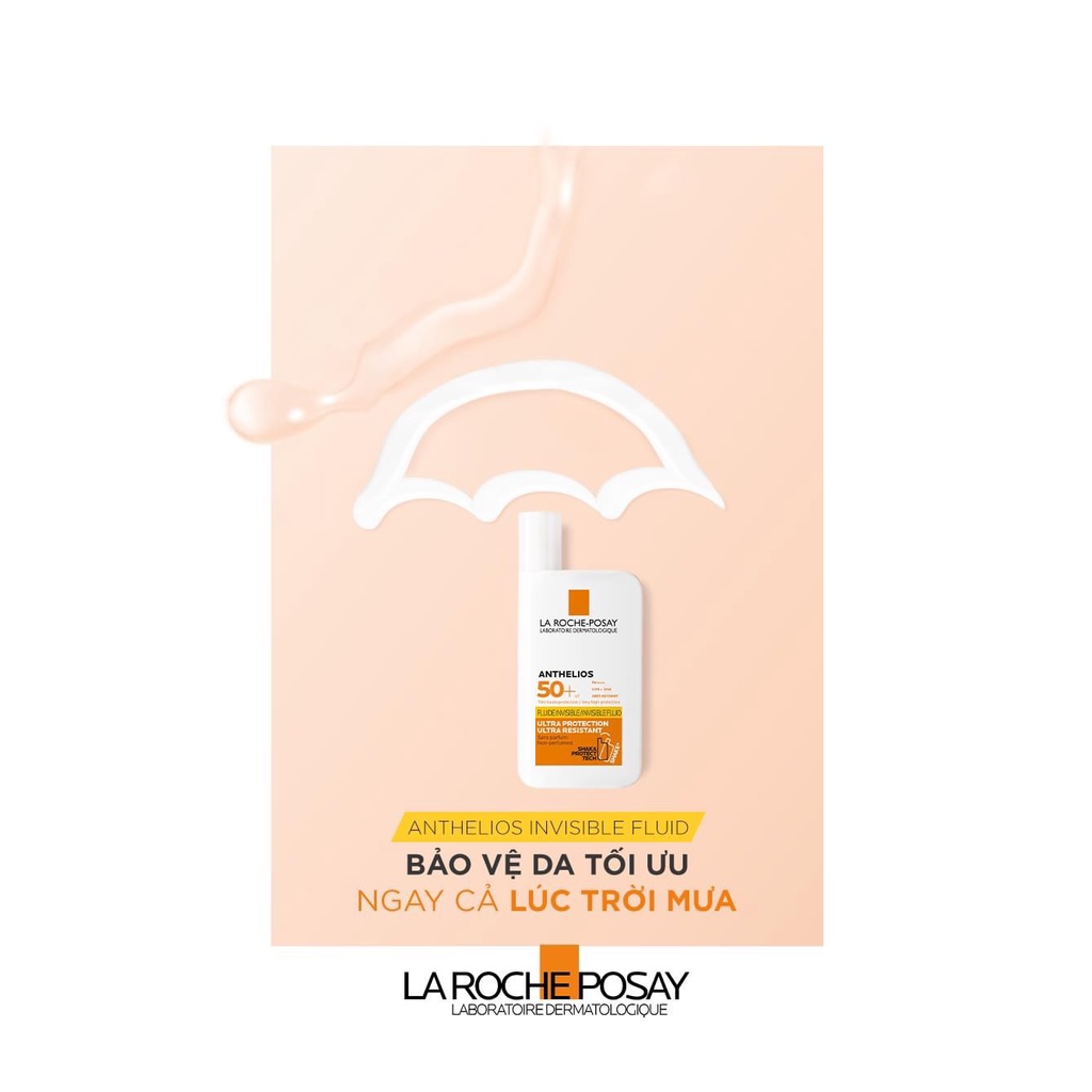 Kem Chống Nắng Dạng Sữa t La Roche-Posay Anthelios Invisible Fluid SPF50+ 50ml