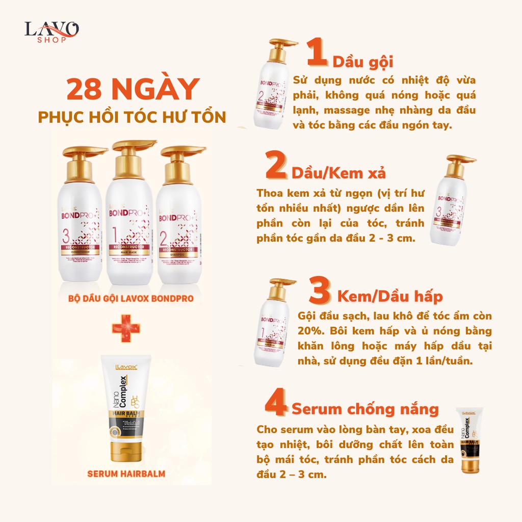HẤP TÁI SINH LIÊN KẾT LAVOX BONDPRO+ 300ML | BigBuy360 - bigbuy360.vn