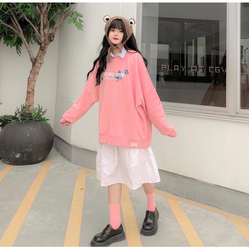 [SIEU SALE] SWeater nỉ cổ tròn chữ hóttrends unisex (hàng có sẵn) | BigBuy360 - bigbuy360.vn