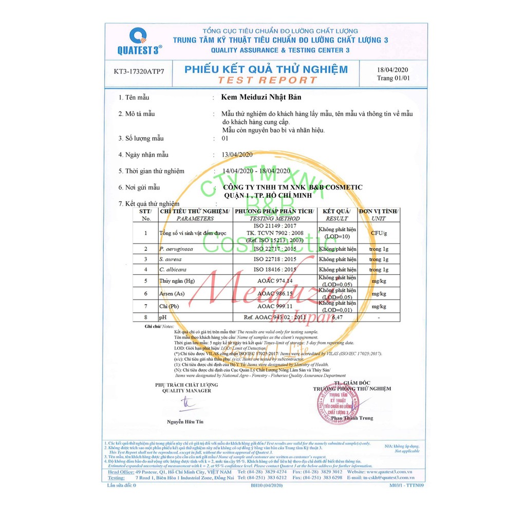 Kem Face Meiduzi Nhật Bản chính hãng