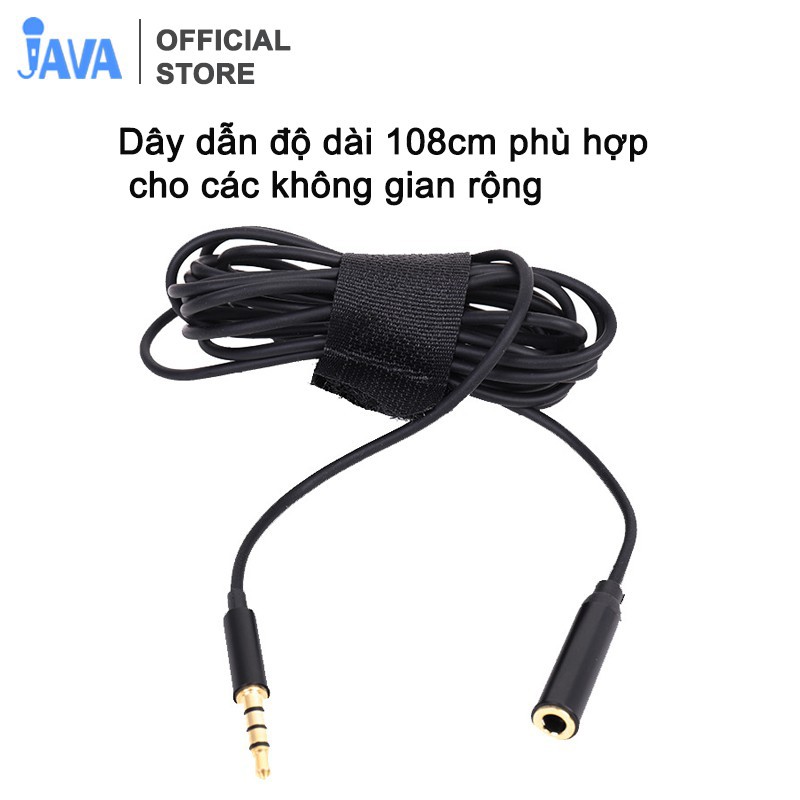 Micro thu âm cài áo mini [TẶNG KÈM DÂY NỐI DÀI] - Đầu tai nghe 3.5mm cho điện thoại, laptop, PC