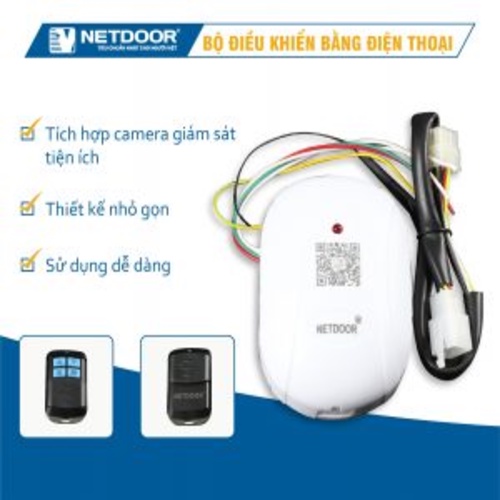 BỘ ĐIỀU KHIỂN, HỘP ĐIÈU KHIỂN CỬA CUỐN BẰNG ĐIỆN THOẠI WIFI 4G CHÍNH HÃNG NETDOOR