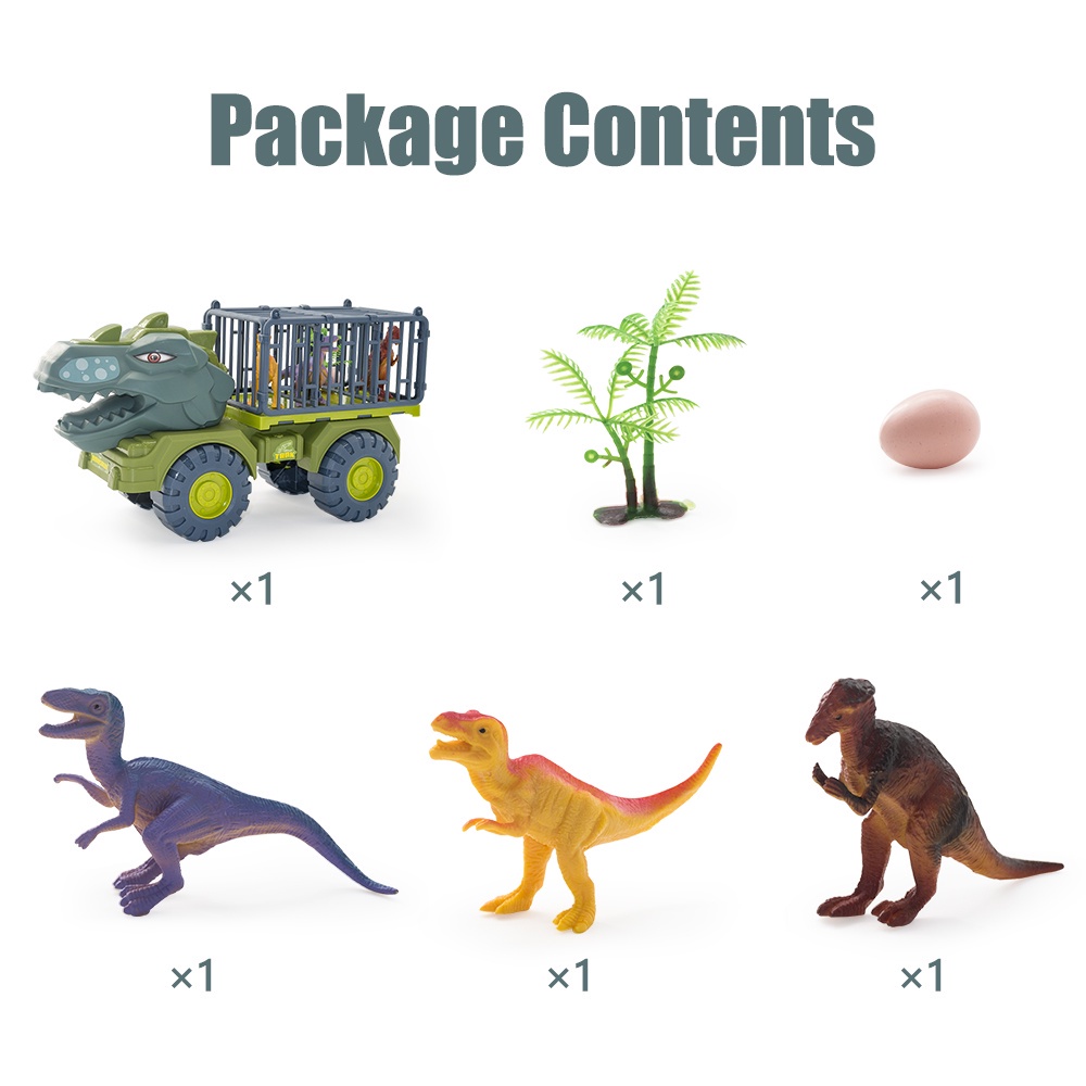 SEASUN TOYS Xe khủng long đồ chơi chống đổ cho trẻ em