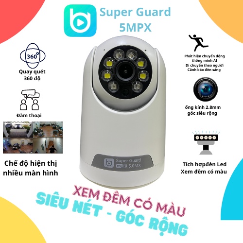Camera IP Wifi thông minh Super Guard SP028 - Siêu nét góc rộng