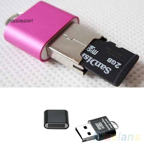 Portable Mini USB 2.0 Micro SD TF T-Flash Memory Flash Drive Adapter Card Reader