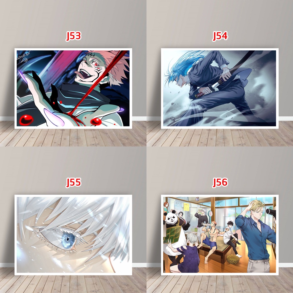 Tấm Postcard Cao Cấp Anime Jujutsu Kaisen