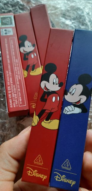 [ HÀNG sẵn ] Son 3ce vỏ xanh và đỏ mickey ( Bản Hàn) | BigBuy360 - bigbuy360.vn