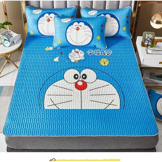 CHIẾU ĐIỀU HÒA CAO SU NON LÀM MÁT 5D MẪU DOREMON SMILE