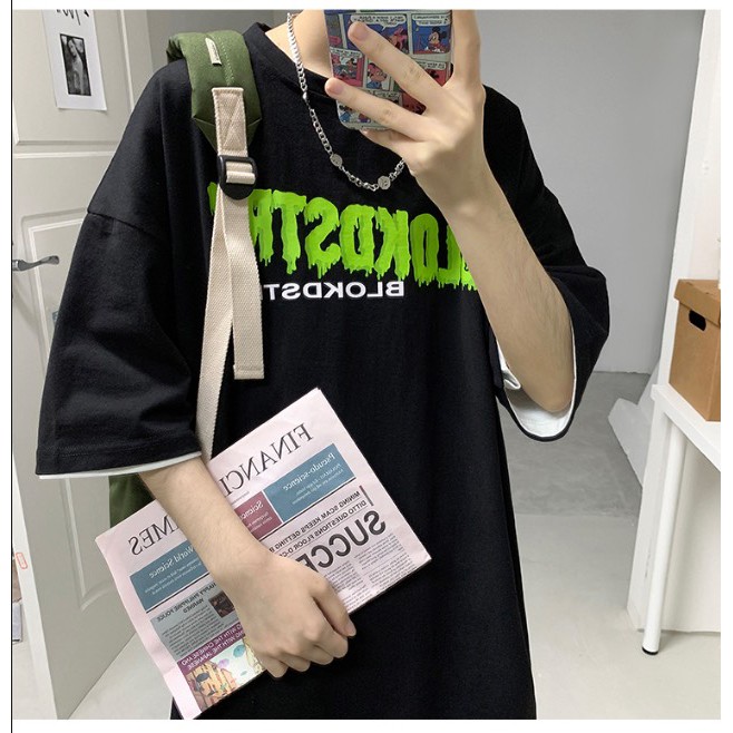 Áo thun tay lỡ form rộng unisex Neko.sg ATL150