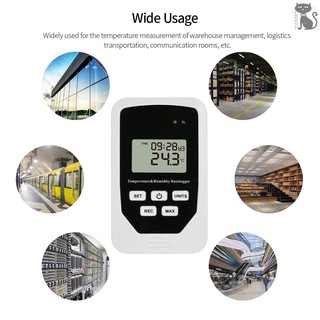 COD☆ Mini USB Humidity Temperature Data Logger RH TEMP Datalogger Recorder Humiture Recording Meter w