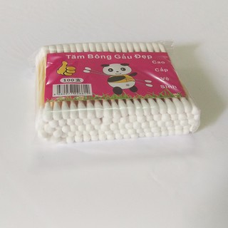 Túi 24 gói tăm bông gỗ dài 7Cm