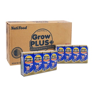 Sữa dinh dưỡng pha sẵn Grow Plus+ xanh Nutifood thùng 48 hộp 180ml