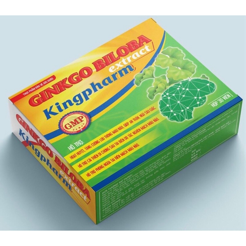 Ginkgo biloba extract Kingpharm hộp 30 viên