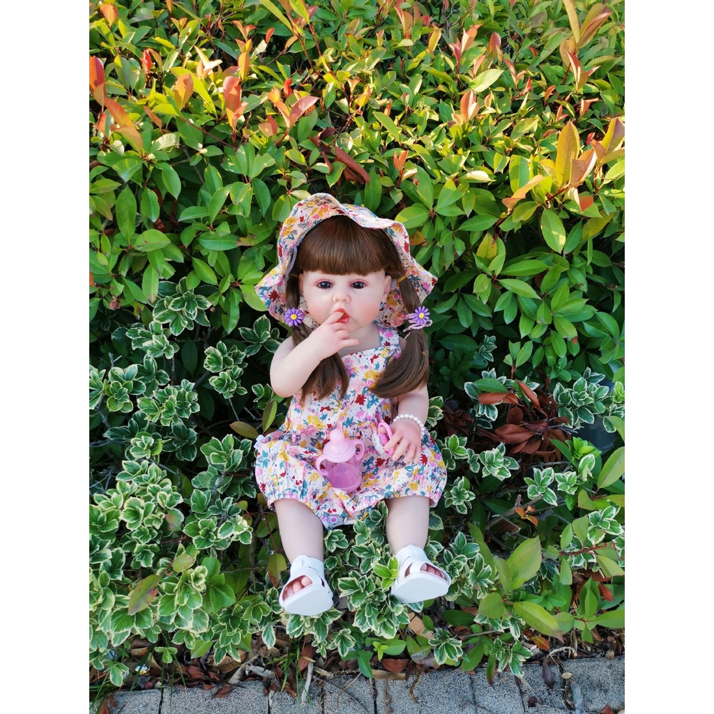 Búp Bê Barbie 55cm Bằng Silicon Mềm Có Thể Dán Vào Nước Có Thể Được Làm Quà Tặng Sinh Nhật Cho Bé