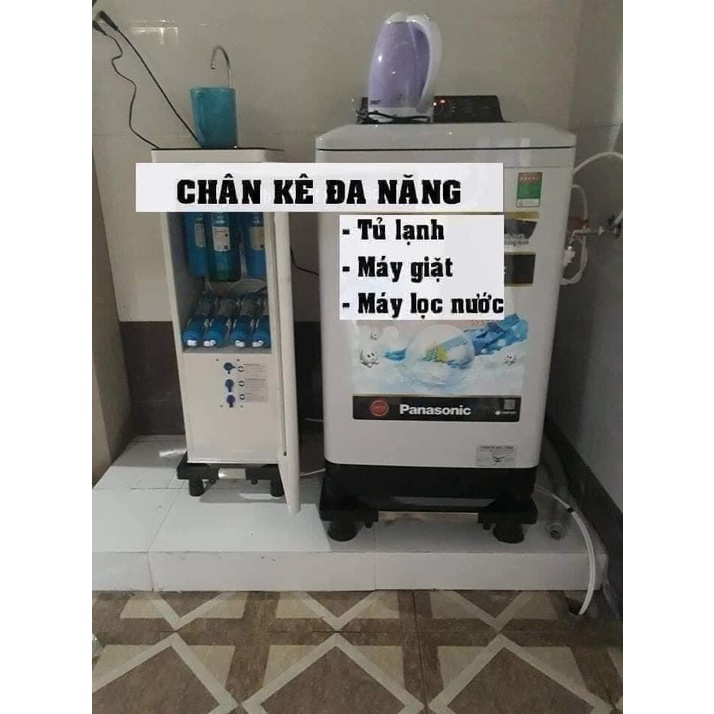 Kệ Máy Giặt - Chân Kê Tủ Lạnh Máy Giặt Đa Năng Chống Rung, Điều Chỉnh Được Kích Thước Cho Máy Giặt Cửa Ngang, Cửa Trên