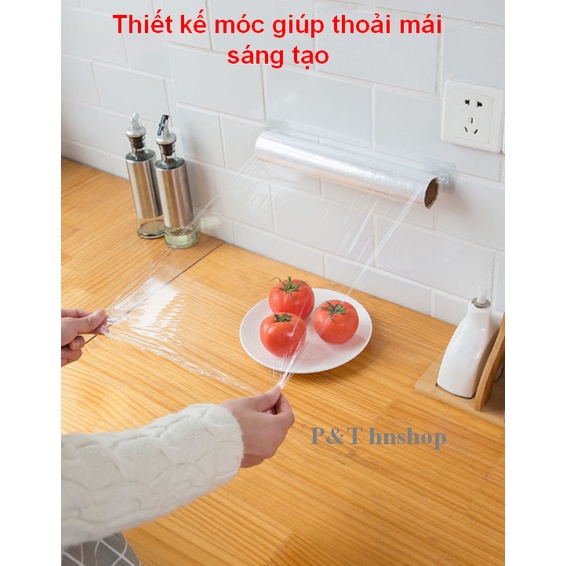 Móc Vuông Dán Tường Trong Suốt, Chịu Lực