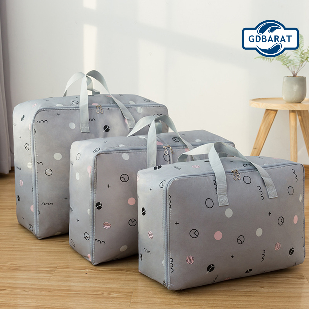 Túi Đựng Quần Áo Bằng Vải Oxford In Họa Tiết Hoạt Hình Dễ Thương