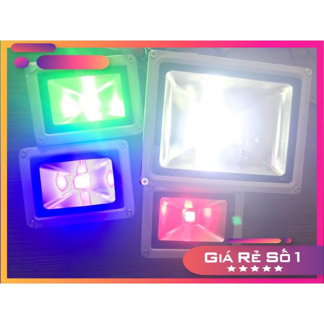 Đèn Pha Led Đơn Màu 10-20W trắng, vàng, xanh dương, đỏ