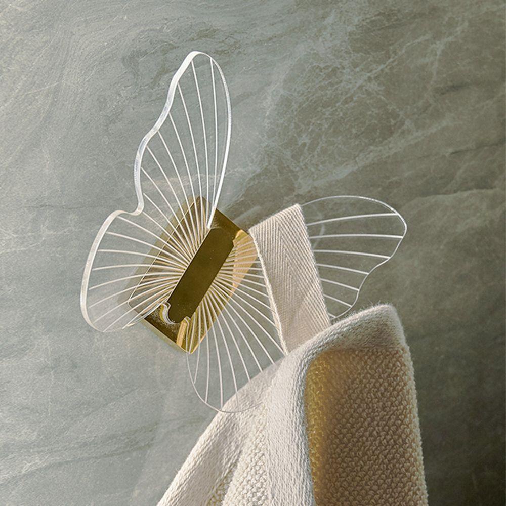 Móc Treo Áo Khoác Hình Bướm Bằng Acrylic Sang Trọng Đa Năng