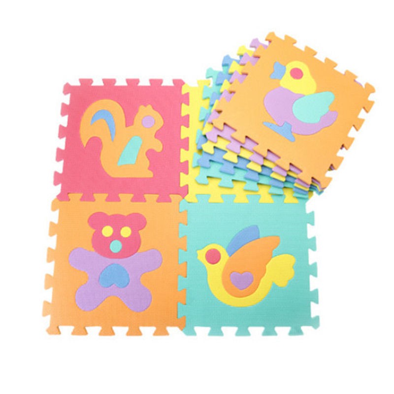 TR❤Thảm lắp ghép số và chữ cái gồm 10 mảnh