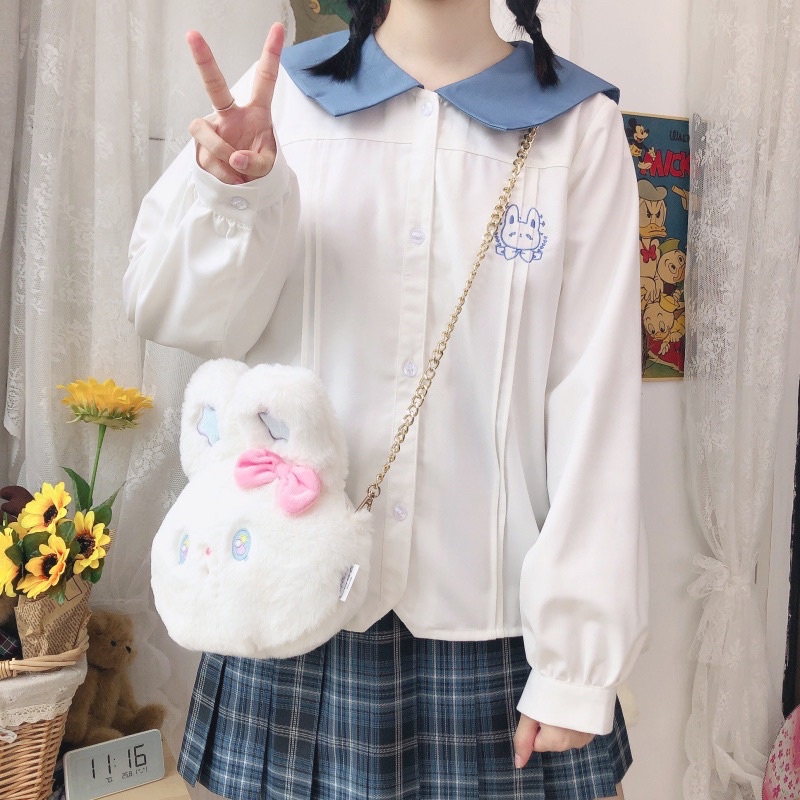 011 Áo Blouse phối JK BRAND