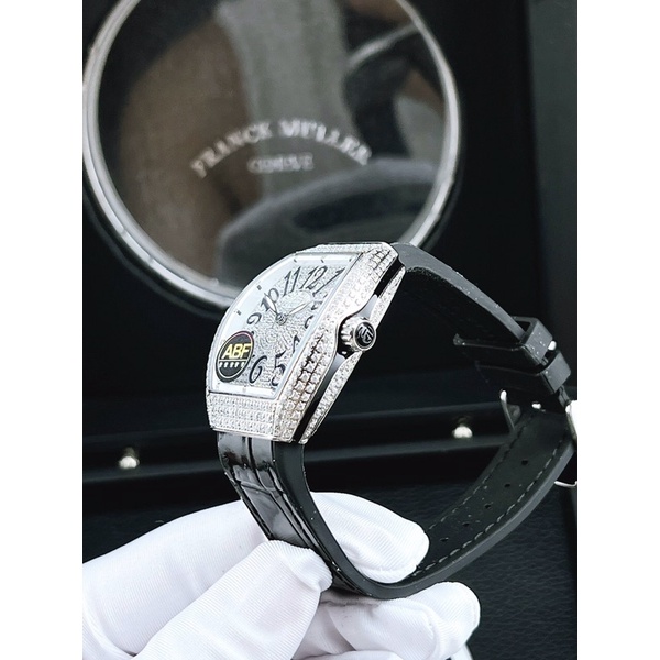 FRANK MULLER V32 ABF Thuỵ Sĩ - Đồng Hồ Nữ Thiết Kế Full Hột Đá Cao Cấp - BH 24 Tháng